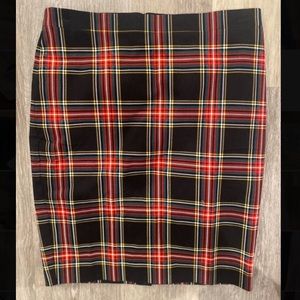J Crew new plaid skirt, size 6